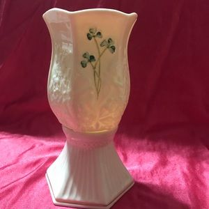 Vintage Belleek Doves of Peace Fairy Light